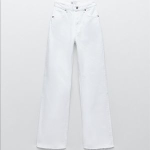 Zara Wide Leg Full Length Jeans